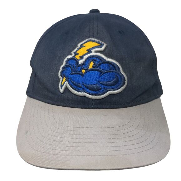 OC Sports Men's Strapback Hat Blue OSFM Embroidered Tulsa Golden Hurricane Logo - Picture 1 of 7